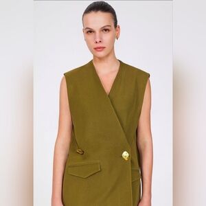 NWOT FABRIQUE BY AMELI KATEBI Elegant Vest Sz S